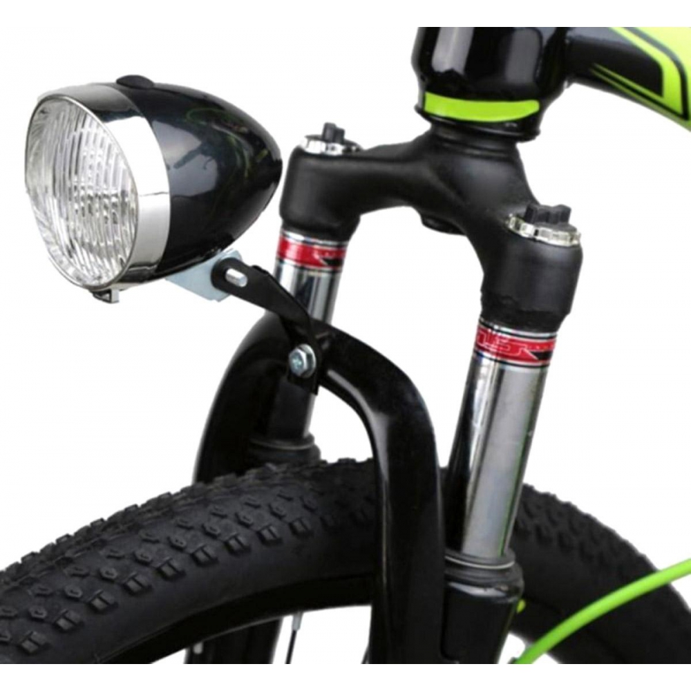 ATL ΕΜΠΡΟΣΘΙΟ ΦΑΝΑΡΙ ΠΟΔΗΛΑΤΟΥ ΜΠΑΤΑΡΙΑΣ RETRO BLACK 3 LED ZD14A - Image 5
