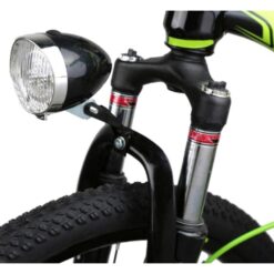 ATL ΕΜΠΡΟΣΘΙΟ ΦΑΝΑΡΙ ΠΟΔΗΛΑΤΟΥ ΜΠΑΤΑΡΙΑΣ RETRO BLACK 3 LED ZD14A - Image 5