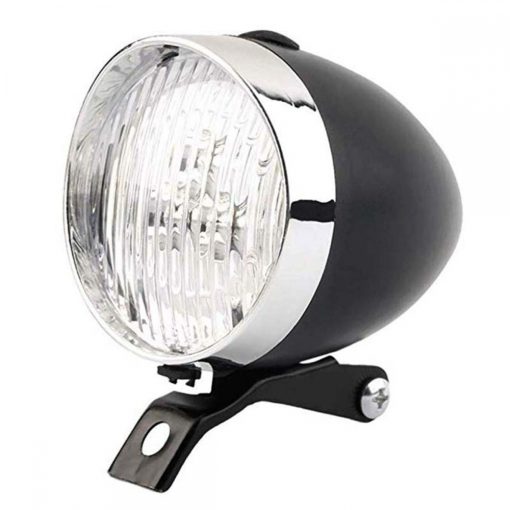 ATL ΕΜΠΡΟΣΘΙΟ ΦΑΝΑΡΙ ΠΟΔΗΛΑΤΟΥ ΜΠΑΤΑΡΙΑΣ RETRO BLACK 3 LED ZD14A