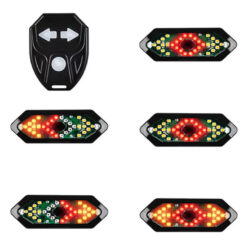 Alternative view of FY-1820 ΟΠΙΣΘΙΟ ΑΣΥΡΜΑΤΟ ΦΑΝΑΡΙ LED ΠΟΔΗΛΑΤΟΥ ΜΕ ΦΛΑΣ ΚΑΙ ΧΕΙΡΙΣΤΗΡΙΟ