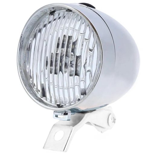ATL ΕΜΠΡΟΣΘΙΟ ΦΑΝΑΡΙ ΠΟΔΗΛΑΤΟΥ ΜΠΑΤΑΡΙΑΣ RETRO SILVER 3 LED ZD14B