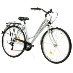 Alternative view of DHS 28001 CITY 28” 6sp ΠΟΔΗΛΑΤΟ ΠΟΛΗΣ ΑΛΟΥΜΙΝΙΟΥ Νο 50mm SILVER 2025