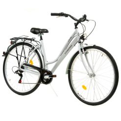 Alternative view of DHS 28001 CITY 28” 6sp ΠΟΔΗΛΑΤΟ ΠΟΛΗΣ ΑΛΟΥΜΙΝΙΟΥ Νο 50mm SILVER 2025