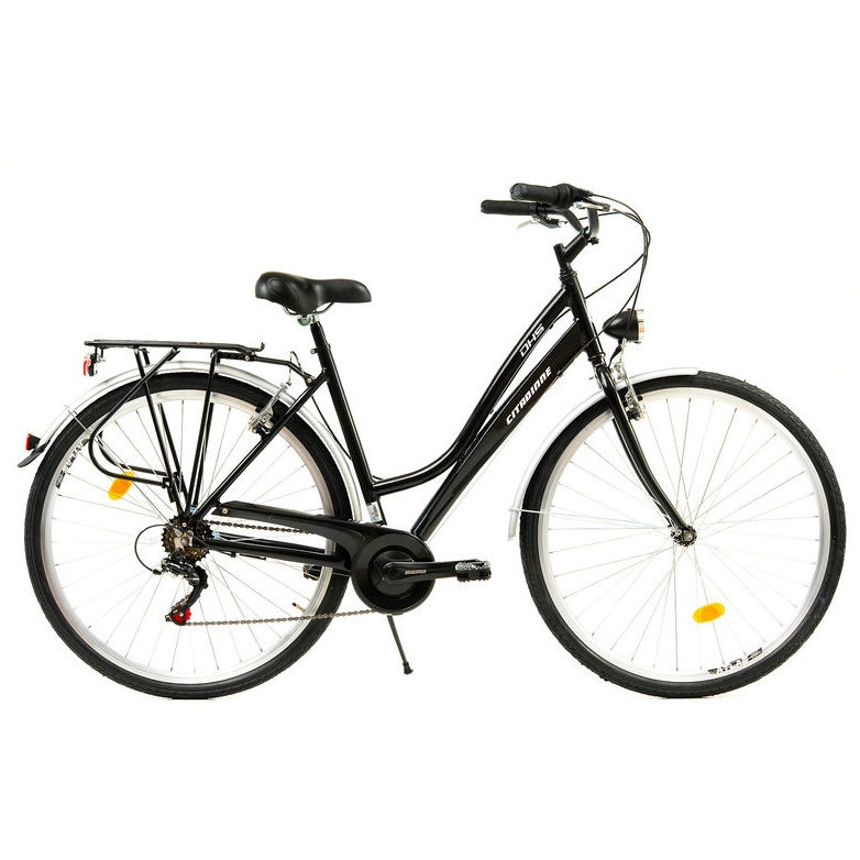 DHS 28001 CITY 28” 6sp ΠΟΔΗΛΑΤΟ ΠΟΛΗΣ ΑΛΟΥΜΙΝΙΟΥ Νο 50mm BLACK 2025