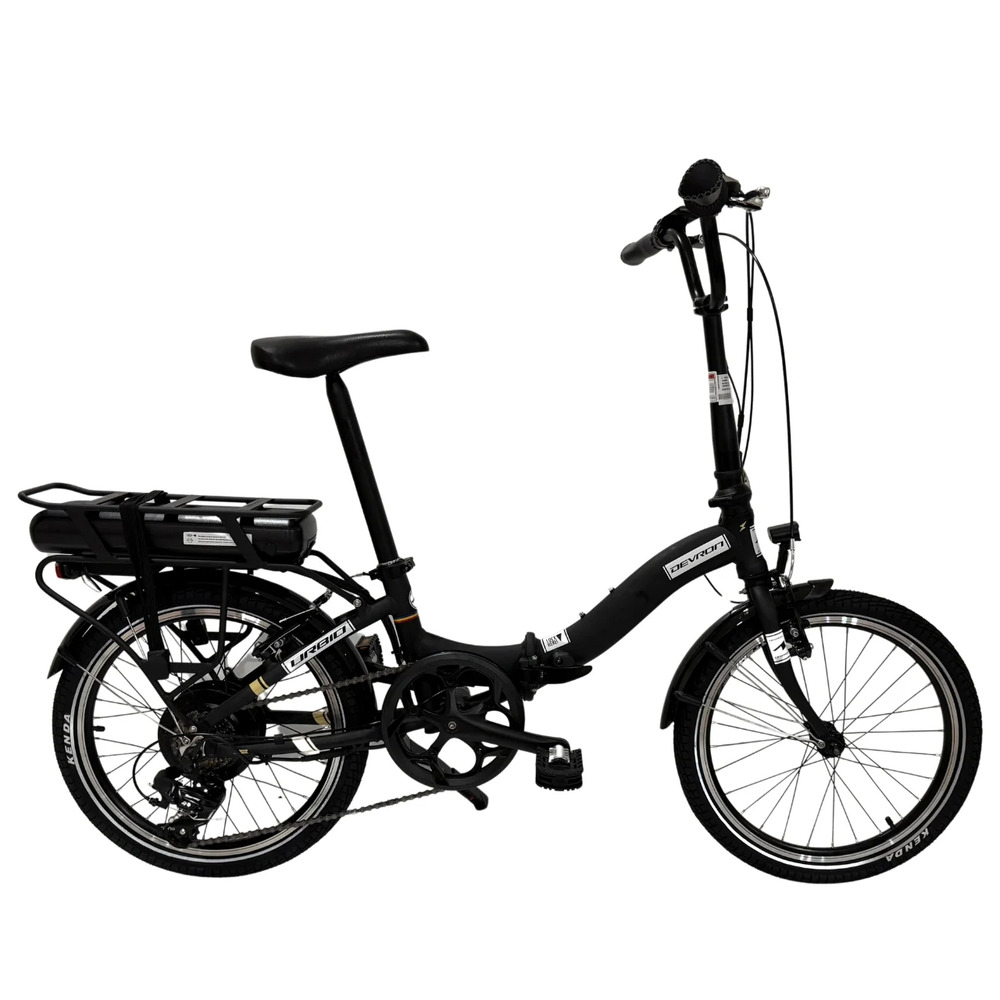 DEVRON 20124 ΗΛΕΚΤΡΙΚΟ ΠΟΔΗΛΑΤΟ ΣΠΑΣΤΟ 20” 7sp 250W/10.4AH BLACK (BAFANG MOTOR) 2025