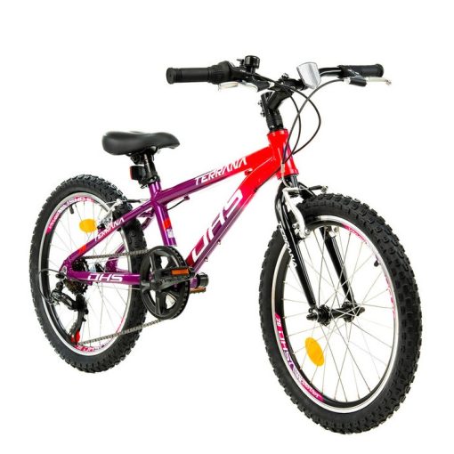 DHS TERRANA 20023 ΠΑΙΔΙΚΟ ΠΟΔΗΛΑΤΟ ΑΛΟΥΜΙΝΙΟΥ 20” 6sp PURPLE/PINK 2025 - Image 2