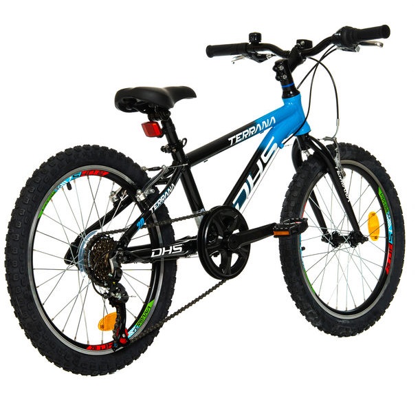 DHS TERRANA 20023 ΠΑΙΔΙΚΟ ΠΟΔΗΛΑΤΟ ΑΛΟΥΜΙΝΙΟΥ 20” 6sp BLACK/BLUE 2025 - Image 5