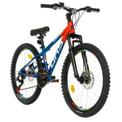 Alternative view of DHS TERRANA 24023 ΠΑΙΔΙΚΟ ΠΟΔΗΛΑΤΟ ΑΛΟΥΜΙΝΙΟΥ 24” 18sp ΔΙΣΚΟΦΡΕΝΑ BLUE/RED 2025