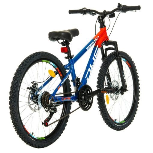 DHS TERRANA 24023 ΠΑΙΔΙΚΟ ΠΟΔΗΛΑΤΟ ΑΛΟΥΜΙΝΙΟΥ 24” 18sp ΔΙΣΚΟΦΡΕΝΑ BLUE/RED 2025 - Image 3