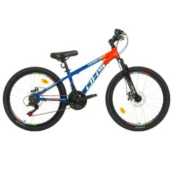 DHS TERRANA 24023 ΠΑΙΔΙΚΟ ΠΟΔΗΛΑΤΟ ΑΛΟΥΜΙΝΙΟΥ 24” 18sp ΔΙΣΚΟΦΡΕΝΑ BLUE/RED 2025