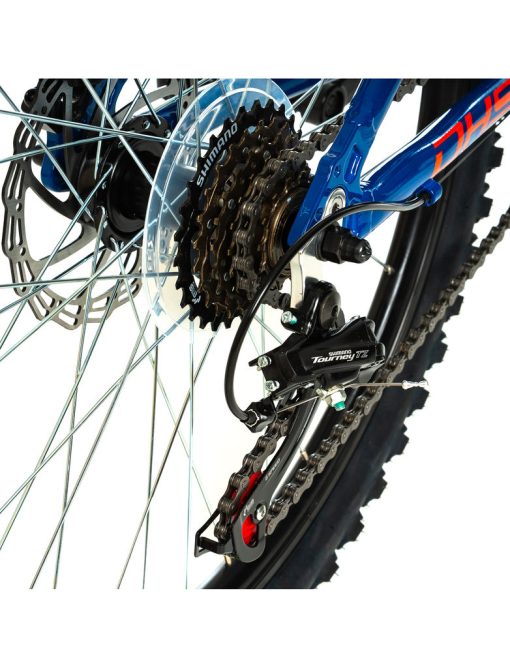 DHS TERRANA 24023 ΠΑΙΔΙΚΟ ΠΟΔΗΛΑΤΟ ΑΛΟΥΜΙΝΙΟΥ 24” 18sp ΔΙΣΚΟΦΡΕΝΑ BLUE/RED 2025 - Image 5