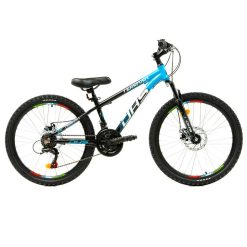 DHS TERRANA 24023 ΠΑΙΔΙΚΟ ΠΟΔΗΛΑΤΟ ΑΛΟΥΜΙΝΙΟΥ 24” 18sp ΔΙΣΚΟΦΡΕΝΑ BLACK/BLUE 2025