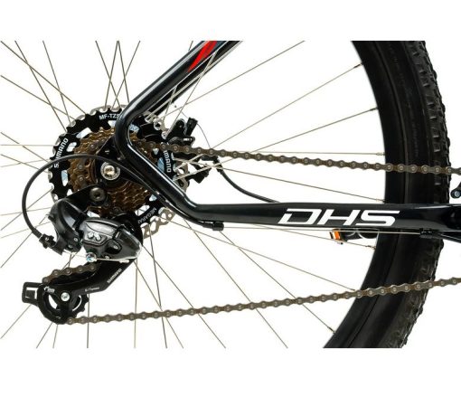 DHS TERRANA 29005 MTB 29” ΠΟΔΗΛΑΤΟ ΜΗΧΑΝΙΚΑ ΔΙΣΚΦΟΦΡΕΝΑ 3X7sp BLACK/RED No48 2025 - Image 6