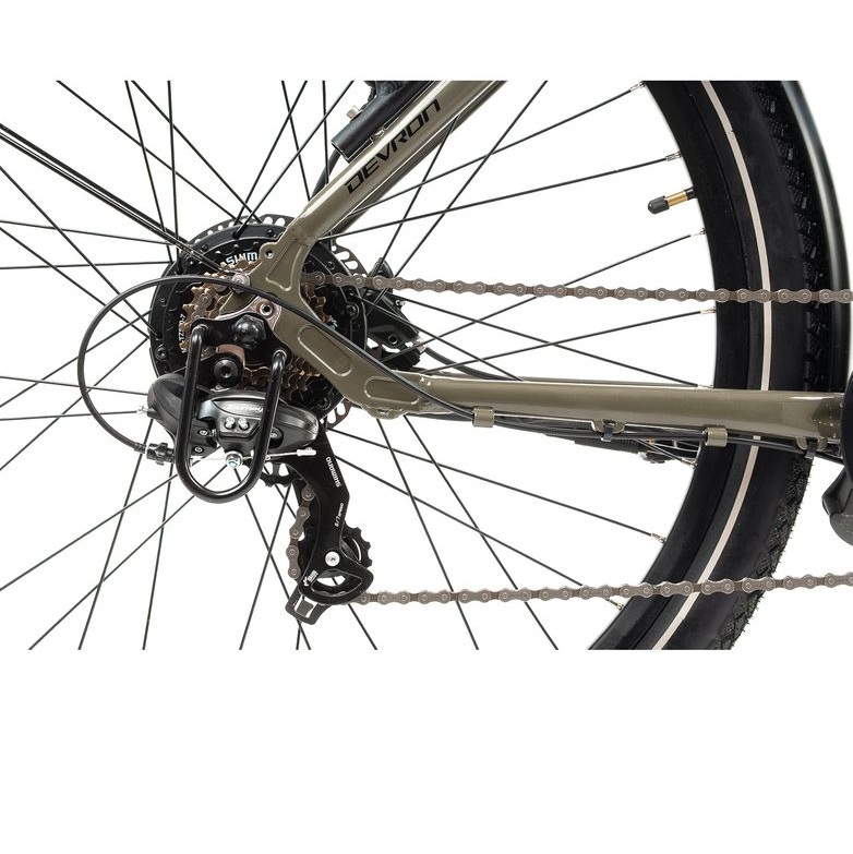 DEVRON 28426RM ΗΛΕΚΤΡΙΚΟ ΠΟΔΗΛΑΤΟ CITY 28” 7sp 250W/13AH GREY 46cm 2025 - Image 5