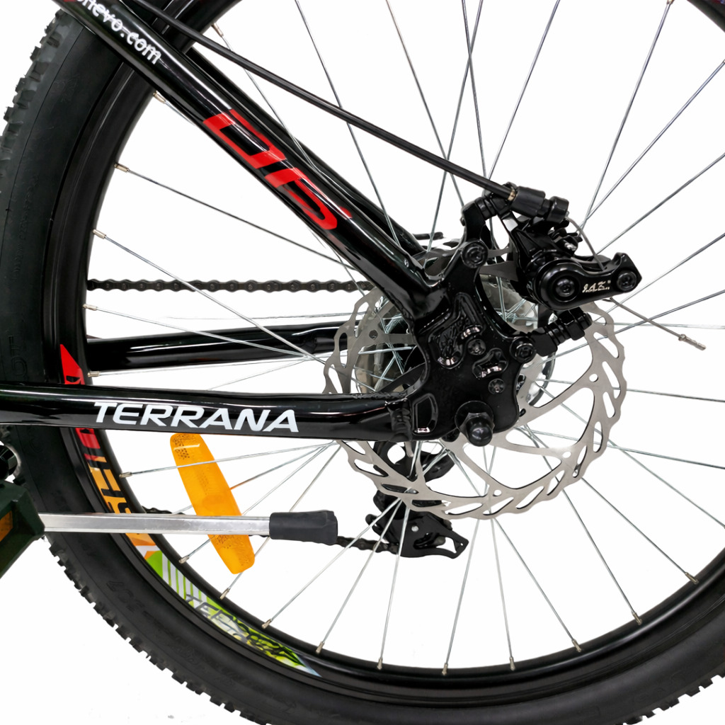 DHS TERRANA 24023 ΠΑΙΔΙΚΟ ΠΟΔΗΛΑΤΟ ΑΛΟΥΜΙΝΙΟΥ 24” 21sp ΔΙΣΚΟΦΡΕΝΑ BLACK/RED 2026 - Image 4