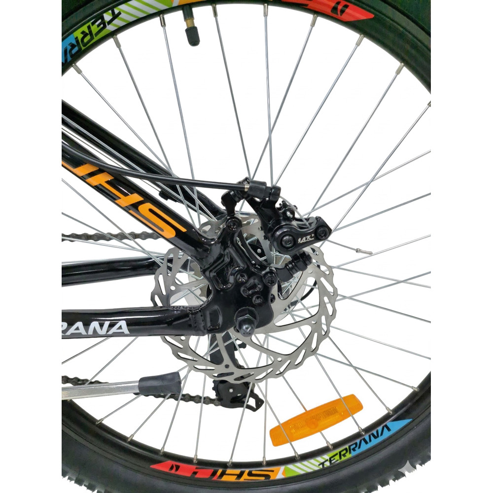 DHS TERRANA 24023 ΠΑΙΔΙΚΟ ΠΟΔΗΛΑΤΟ ΑΛΟΥΜΙΝΙΟΥ 24” 21sp ΔΙΣΚΟΦΡΕΝΑ BLACK/ORANGE 2026 - Image 3