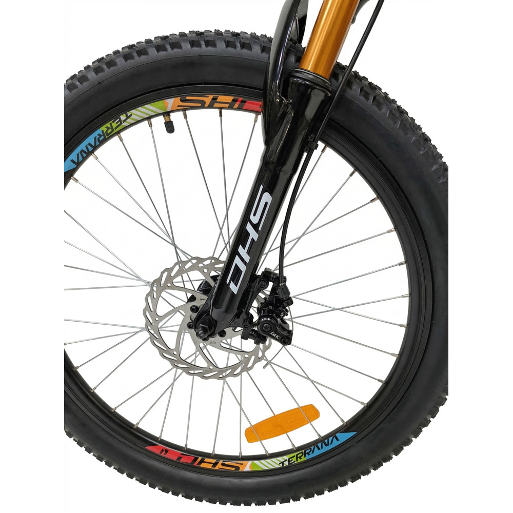 DHS TERRANA 24023 ΠΑΙΔΙΚΟ ΠΟΔΗΛΑΤΟ ΑΛΟΥΜΙΝΙΟΥ 24” 21sp ΔΙΣΚΟΦΡΕΝΑ BLACK/ORANGE 2026 - Image 5
