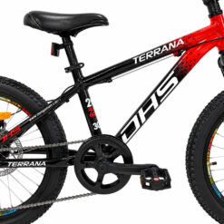 DHS TERRANA 20023 ΠΑΙΔΙΚΟ ΠΟΔΗΛΑΤΟ ΑΛΟΥΜΙΝΙΟΥ 20” 6sp ΔΙΣΚΟΦΡΕΝΑ BLACK/RED 2026 - Image 3
