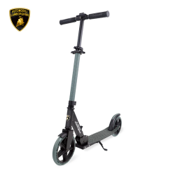 KICKNROLL LAMBORGINI ΠΑΤΙΝΙ SCOOTER ΑΝΑΔΙΠΛΟΥΜΕΝΟ ΜΕ ΤΡΟΧΟ 200mm BLACK/GREY L6-200