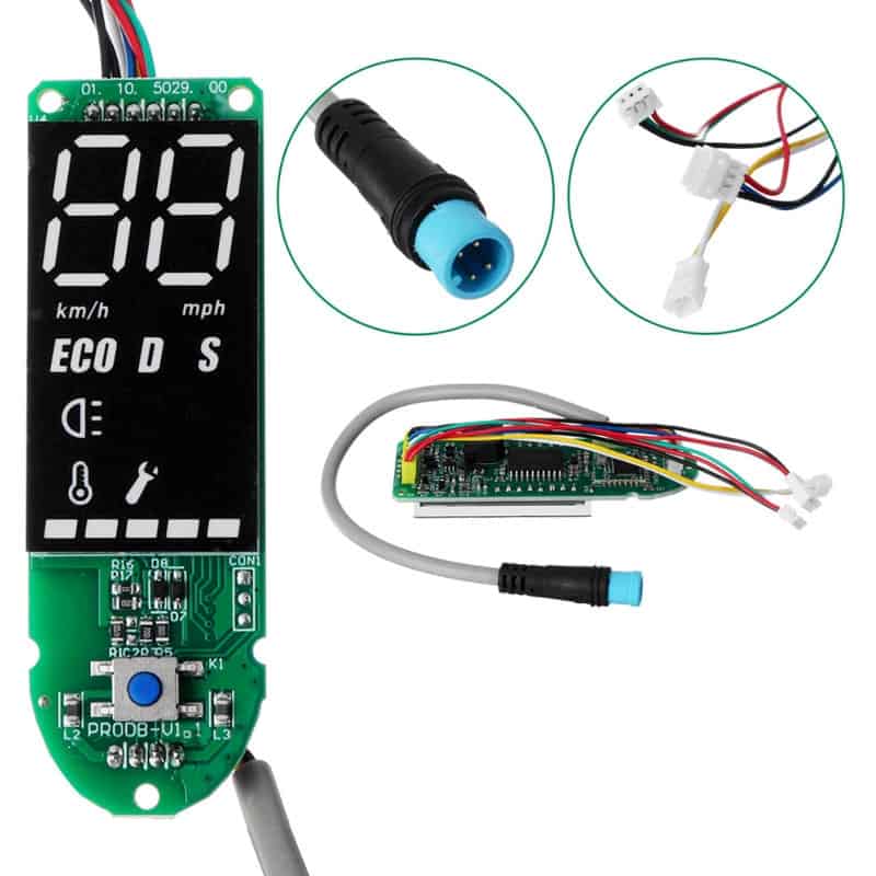 eWHEEL ΑΝΤΑΛΛΑΚΤΙΚΗ ΠΛΑΚΕΤΑ ΟΘΟΝΗΣ XIAOMI M365 PRO ΜΕ ΤΑ ΠΡΟΣΤΑΤΕΥΤΙΚΑ ΚΑΛΥΜΜΑΤΑ - Image 5