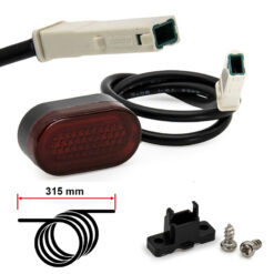 Alternative view of eWHEEL ΠΙΣΩ LED ΦΩΣ ΓΙΑ ΗΛΕΚΤΡΙΚΑ ΠΑΤΙΝΙΑ XIAOMI M365 & M365 PRO