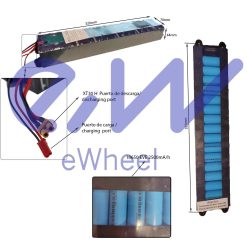 Alternative view of eWHEEL ΜΠΑΤΑΡΙΑ ΓΙΑ ΗΛΕΚΤΡΙΚΟ SCOOTER 36V 7.8AH 15456