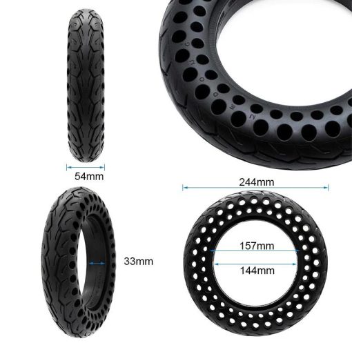 eWHEEL (NEDONG) ΕΛΑΣΤΙΚΟ SOLID (ΣΥΜΠΑΓΕΣ) 10X2.125 ΓΙΑ ΗΛΕΚΤΡΙΚΑ ΠΑΤΙΝΙΑ BLACK 91182 - Image 2