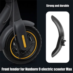 Alternative view of eWHEEL ΕΜΠΡΟΣΘΙΟ ΦΤΕΡΟ ΓΙΑ SEGWAY NINEBOT MAX G30 ΜΑΥΡΟ 73395