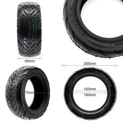 Alternative view of eWHEEL (TUOVT) ΕΛΑΣΤΙΚΟ TUBELESS 90/65-6.5 ΓΙΑ ΗΛΕΚΤΡΙΚΑ ΠΑΤΙΝΙΑ