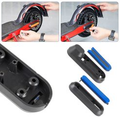 Alternative view of eWHEEL ΣΕΤ ΠΛΑΙΝΑ ΚΑΠΑΚΙΑ ΤΡΟΧΩΝ XIAOMI M365 NEW MODEL ΜΕ ΚΟΚΚΑΛΙΝΑ ΑΝΤΑΝΑΚΛΑΣΤΙΚΑ ΚΑΙ ΒΙΔΕΣ BLACK/RED