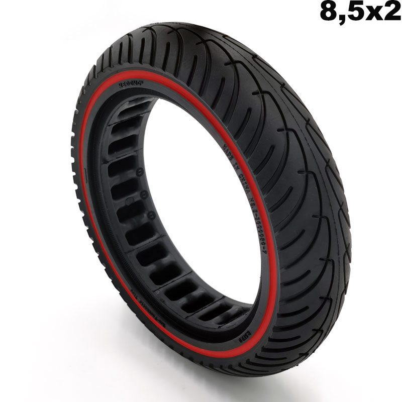 EWHEEL ΕΛΑΣΤΙΚΟ SOLID (ΣΥΜΠΑΓΕΣ) ULTRALIGHT 8.5X2 ΓΙΑ ΗΛΕΚΤΡΙΚΑ ΠΑΤΙΝΙΑ RED LINE