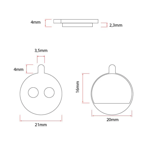 eWHEEL CT005 PREMIUM RESIN ΤΑΚΑΚΙΑ ΔΙΣΚΟΦΡΕΝΟΥ 2 ΖΕΥΓΟΙ ΓΙΑ E-SCOOTER/E-BIKE 82006 - Image 2