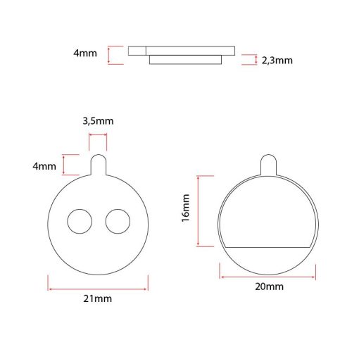 eWHEEL RESIN ΤΑΚΑΚΙΑ ΦΡΕΝΟΥ ΓΙΑ E-SCOOTER - Image 3