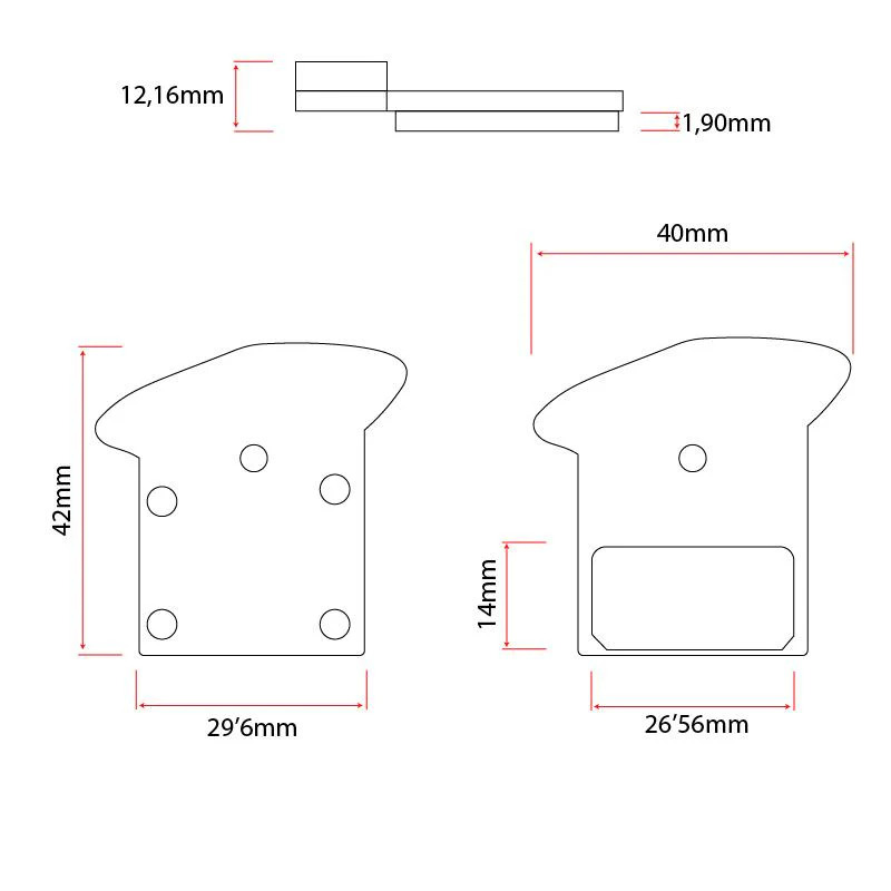 eWHEEL (NUTT) RESIN ΤΑΚΑΚΙΑ ΔΙΣΚΟΦΡΕΝΟΥ ΓΙΑ E-SCOOTER/E-BIKE ΜΕ ΨΥΚΤΡΑ RS002-R - Image 3