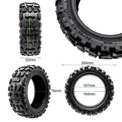 Alternative view of CST ΕΛΑΣΤΙΚΟ TUBELESS 90/65-6.5 OFF ROAD ΓΙΑ ΗΛΕΚΤΡΙΚΑ ΠΑΤΙΝΙΑ 15447