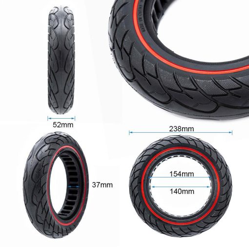 eWHEEL ΕΛΑΣΤΙΚΟ SOLID (ΣΥΜΠΑΓΕΣ) 10X2.125-6.1/B34mm ΓΙΑ ΗΛΕΚΤΡΙΚΑ ΠΑΤΙΝΙΑ RED LINE 41893 - Image 2