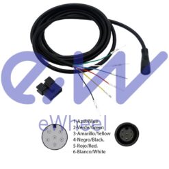 Alternative view of eWHEEL ΚΑΛΩΔΙΟ ΣΥΝΔΕΣΗΣ ΟΘΟΝΗΣ/CONTROLLER ΗΛΕΚΤΡΙΚΟΥ ΠΑΤΙΝΙΟΥ 6PIN 1.45 m 19347-01