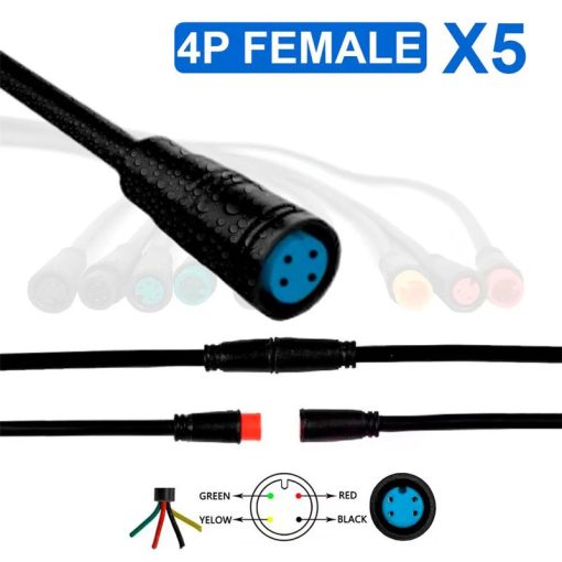 eWHEEL ΑΔΙΑΒΡΟΧΟ ΚΑΛΩΔΙΟ ΣΥΝΔΕΣΗΣ 8mm 4PIN ΘΗΛΥΚΟ