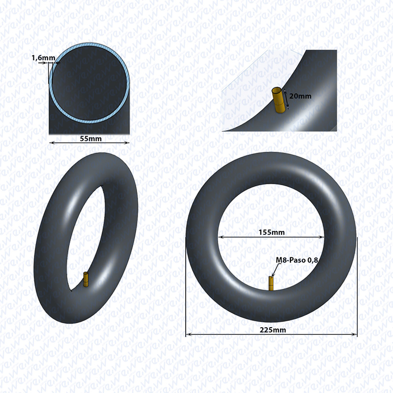 eWHEEL ΑΕΡΟΘΑΛΑΜΟΣ 10X2.125 ΓΙΑ ΗΛΕΚΤΡΙΚΑ ΠΑΤΙΝΙΑ ΒΑΛΒΙΔΑ TR4 20mm 39973-1 - Image 4