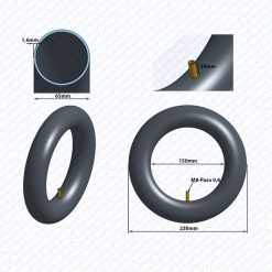 Alternative view of eWHEEL ΑΕΡΟΘΑΛΑΜΟΣ 10X2.50 ΓΙΑ ΗΛΕΚΤΡΙΚΑ ΠΑΤΙΝΙΑ ΒΑΛΒΙΔΑ TR4 20mm 8642-38