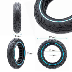 Alternative view of eWHEEL (NEDONG) ΕΛΑΣΤΙΚΟ SOLID (ΣΥΜΠΑΓΕΣ) 10X2.125-6.1/B34mm ΓΙΑ ΗΛΕΚΤΡΙΚΑ ΠΑΤΙΝΙΑ BLUE LINE 37656