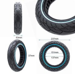 Alternative view of eWHEEL (NEDONG) ΕΛΑΣΤΙΚΟ SOLID (ΣΥΜΠΑΓΕΣ) 10X2.125-6.1/B34mm ΓΙΑ ΗΛΕΚΤΡΙΚΑ ΠΑΤΙΝΙΑ BLUE LINE 37656