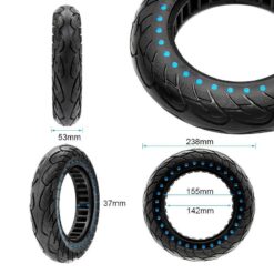 Alternative view of eWHEEL ΕΛΑΣΤΙΚΟ SOLID (ΣΥΜΠΑΓΕΣ) 10X2.125-6.1/B34mm ΓΙΑ ΗΛΕΚΤΡΙΚΑ ΠΑΤΙΝΙΑ BLUE POINTS