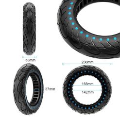 Alternative view of eWHEEL ΕΛΑΣΤΙΚΟ SOLID (ΣΥΜΠΑΓΕΣ) 10X2.125-6.1/B34mm ΓΙΑ ΗΛΕΚΤΡΙΚΑ ΠΑΤΙΝΙΑ BLUE POINTS