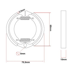 Alternative view of eWHEEL DUALTRON (MINIMOTORS) ΦΕΡΜΟΥΙΤ ΓΙΑ ΦΡΕΝΟ E-SCOOTER FPF-001
