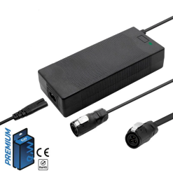 eWHEEL ΦΟΡΤΙΣΤΗΣ PREMIUM ΓΙΑ ΜΠΑΤΑΡΙΑ ΠΑΤΙΝΙΟΥ DUALTRON MINI 52V (58.8V) 2A ΒΥΣΜΑ LP16 BC-006