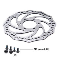 eWHEEL R6.2 ΔΙΣΚΟΠΛΑΚΑ ΗΛΕΚΤΡΙΚΟΥ ΠΑΤΙΝΙΟΥ/ΠΟΔΗΛΑΤΟΥ (140mm) 6 ΒΙΔΕΣ 45322