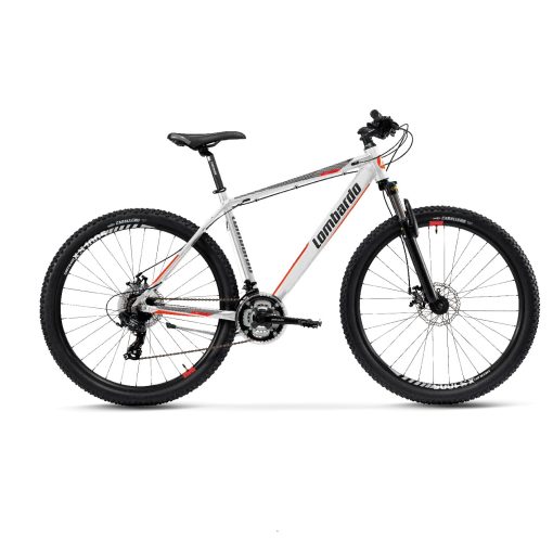 LOMBARDO SESTRIERE 270 27,5'' ΠΟΔΗΛΑΤΟ MTB ΑΛΟΥΜΙΝΙΟΥ 21sp ΜΗΧΑΝΙΚΑ ΔΙΣΚΟΦΡΕΝΑ No39 WHITE/BLACK-RED GLOSSY 2021