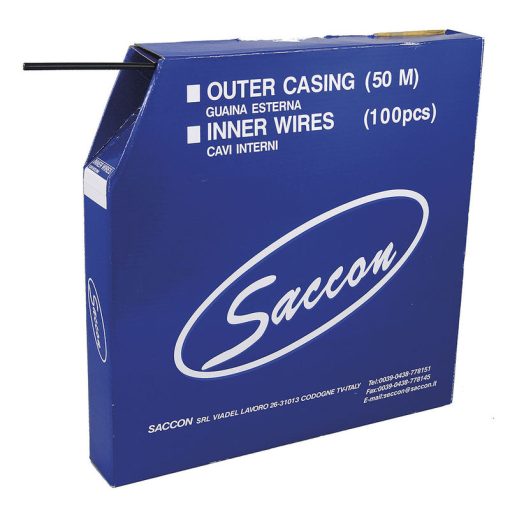 SACCON ΚΑΛΩΔΙΟ ΤΑΧΥΤΗΤΩΝ ΠΟΔΗΛΑΤΟΥ ΜΕ TEFLON 4mm ΜΑΥΡΟ DX44005C