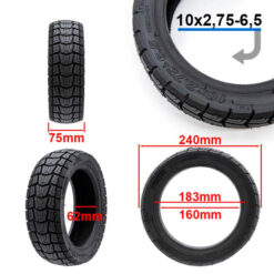 Alternative view of XUANCHENG ΕΛΑΣΤΙΚΟ TUBELESS SEMIOFFROAD 10X2.75-6.5 ΓΙΑ ΗΛΕΚΤΡΙΚΑ ΠΑΤΙΝΙΑ